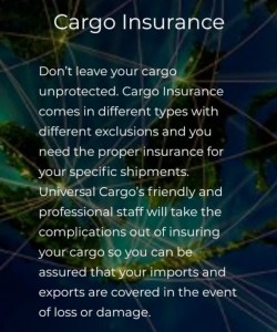 Cargo insurance